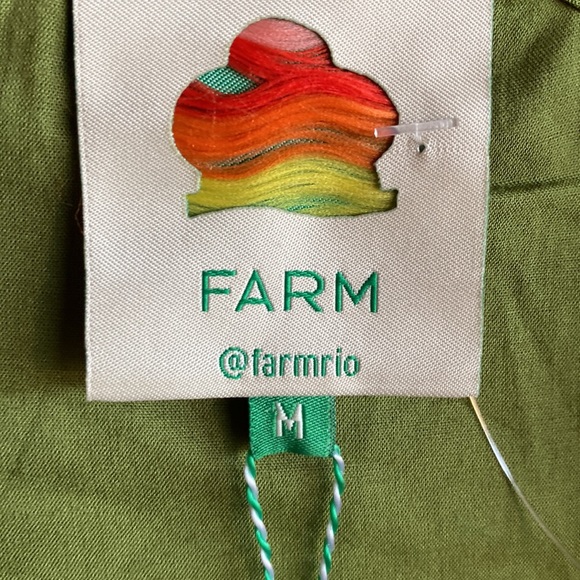 COPY - FARM RIO NWT WILD JUNGLE Long Sleeve Flowy Handkerchief Midi Dress Size … - Picture 11 of 12